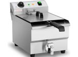 Friggitrice Elettrica Royal Catering - 13 L - 3200 W - Rubinetto Di Scarico -