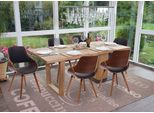Set Di 6 Sedie Per Sala Da Pranzo HWC-D23, Sedia Da Cucina, Design Retrò ~ Ecopelle Nera