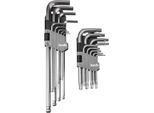 Kwb Allen Key Set 1.5 Mm, 2 Mm, 2.5 Mm, 3 Mm, 4 Mm, 5 Mm, 6 Mm, 8 Mm, 10 Mm 8-Piece