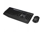 Logitech Wireless Combo MK345 - Set Tastiera E Mouse - Senza Fili - 2,4 Ghz - Francese - Nero, Blu