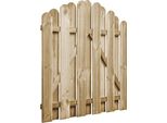Cancello Da Giardino In Legno Di Pino Impregnato 100X100 Cm