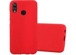 Cadorabo Custodia Protettiva Per Huawei P20 Lite 2018 / Nova 3E Custodia In Rosso Per Cellulare Tpu Etui Cover Case