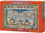 Castorland Puzzle Mappa Del Mondo 1639, 2000 Pezzi