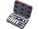 Kraftwerk Kra 204.102.100 Set Di Chiavi A Bussola Basic Line, 3/8", 26 Pezzi."