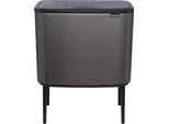 Brabantia Bo Touch Bin Platinum, 3 X 11 Litri