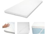 Topper Per Materasso In Memory Foam Da 6 Cm HWC-E63, Topper Per Materasso Protezione Per Materasso ~ 90X200Cm Visco Foam