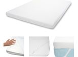 10Cm Memory Foam Materasso Topper HWC-E63, Topper Materasso Topper Materasso Protettore ~ 180X200Cm Visco Foam