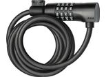 Axa Serratura A Cavo Resolute 180/8 Codice, Lunghezza 180 Cm, Ø 8 Mm, Nero