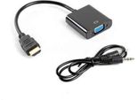 Lanberg Hdmi-A(M)->Vga(F)+Audio Adapter Am Kabel 0,2M