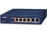 Planet FSD-604HP Unmanaged Fast Ethernet (10/100) Supporto Power Over Ethernet (Poe) Nero Switch Di Rete (