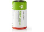 Batteria Ricaricabile Ni-Mh C | 1,2 V Dc | 4000 Mah | Precaricata | 2-Blister | HR14 | Verde / Rosso