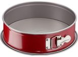 Tortiera Combinata A Forma Di Molla Tefal Delibake, 27 Cm, Rivestimento Antiaderente, Bordo Rimovibile, Rosso/Argento