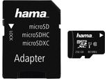 Hama - Scheda Di Memoria Flash (Adattatore Da Microsdxc A Sd Incluso) - 256 Gb - Uhs Classe 1 / Classe 10 - Microsdxc UHS-I (001