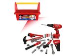Ks-Tools Cassetta Degli Attrezzi Per Bambini 100073 Con Funzione Realistica, Vasto Assortimento, 19 Pezzi