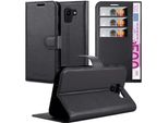 Cadorabo Cover Per Samsung Galaxy J6 2018 Cover Protettiva In Nero Custodia Per Telefono Cellulare Cover Chiusura Magnetica