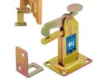 Kotarbau® Fermaporta 97 Montaggio A Pavimento Porta Porta Porta Giallo Fermaporta Staffa Di Bloccaggio Paracolpi Acciaio Robusto Solido