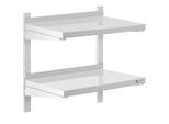 Scaffale A Muro Royal Catering - 2 Ripiani - 40 X 60 Cm