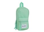 Zaino Con Tasche Portapenne Blackfit8 Turchese