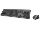 Hama KMW-700 - Tastatur-Und-Maus-Set - Kabellos - 2.4 Ghz - German Qwertz - Schwarz, Anthrazit