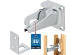Kotarbau® Fermaporta A Parete Porta Porta Porta Argento Fermaporta Staffa Di Bloccaggio Fermaporta Acciaio Robusto Solido