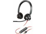 Poly Blackwire 3320 - Serie 3300 - Cuffia - On-Ear - Cablata - Usb