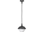 Lampada A Sospensione Classica 1Xe27 Modesto Nero 7674 Rabalux