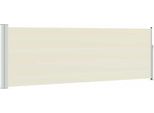 Vidaxl Tenda Laterale Estensibile 100X300 Cm Crema