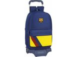 Zaino Safta F.C Barcelona 19/20 Away Con Rotelle Blu Blu Taglia Unica