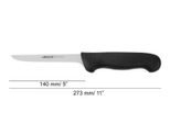 Coltello Da Disosso Arcos Color - Prof 294025 In Acciaio Inox Nitrum E Mango Lama Ergonomica In Polipropilene Nero E Lama Da 14 Cm, Vetrinetta
