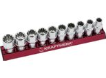 Kraftwerk Kra 330990 Magalu Set Di Chiavi A Bussola Combi 1/2", 10 Pz."