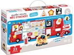 Czuczu. Puzzle Con Foro 23 Elementi. Camion Dei Pompieri