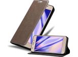 Cadorabo Custodia Per Samsung Galaxy J3 2018 Custodia Protettiva In Marrone Custodia Per Cellulare Cover Chiusura Magnetica