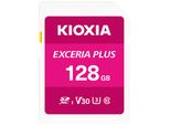 Kioxia Exceria Plus - Scheda Di Memoria Flash - 128 Gb - Classe Video V30 / UHS-I U3 / Classe10 - Sdxc UHS-I (LNPL1M128GG4)