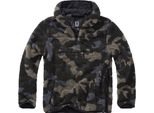 Brandit - Maglione Da Lavoro Teddyfleece Troyer Camo Scuro - 3XL