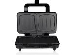 Alpina Tostapane Xl - 900 Watt - Antiaderente - Acciaio Inox/Nero