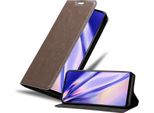 Cadorabo Custodia Per Samsung Galaxy A21S Custodia Protettiva In Marrone Custodia Per Cellulare Cover Chiusura Magnetica