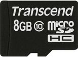 Transcend Premium - Scheda Di Memoria Flash (Adattatore Microsdhc/Sd Incluso) - 8 Gb - Classe 10 - 133X - Microsdhc
