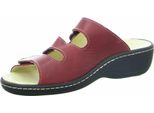 Longo Mules- Rosso Pelle Liscia : Normale : 43 Dimensione: 43 Larghezza: Normale