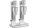 Agitatore Per Latte Royal Catering - Doppio - 2 X 1 Litro - 15.000 Giri/Min - Acciaio Inox