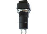 R18-23 Interruttore A Pulsante 1P On-(Off) Nero 3A/125V