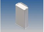 Alloggiamento In Alluminio - Bianco - 160 X 85,8 X 36,9 Mm - Con Flangia