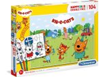 Puzzle 104 Pezzi Clementoni - Bambini E Gatti