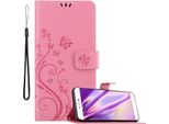 Cadorabo Cover Per Huawei P8 Cover Protettiva In Rosa Cover Protettiva Cover Per Telefono Cellulare Cover Fiori Custodia Fiore