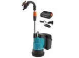 Set Pronto All'uso Per Pompa Ricaricabile Per Acqua Piovana 2000/2 18V P4A Gardena 14602-61