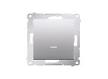 Interruttore Simon 54 Modulo Premium No.6 Con Retroilluminazione A Led Argento