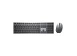 Dell KM7321W Tastiera Mouse Incluso Office Rf Wireless + Bluetooth Qwerty Uk English Grigio, Titanio (580-AJQO)