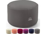 Body & Mind® Cuscino Da Yoga Cuscino Da Meditazione Cuscino Da Pavimento Per Meditazione E Yoga; Rivestimento Lavabile; Altezza Seduta 18 Cm - Grigio