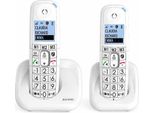 Alcatel XL785 Duo Telefono Cordless Dect Analogico Bianco Con Id Chiamante E Vivavoce
