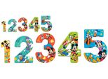 Luna 2In1 Puzzle Da Colorare Puzzle Numeri Apprendimento Puzzle Mickey Con 5 Pezzi Puzzle Xxl