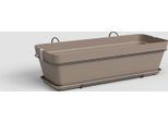Artevasi - Pflanzkasten Capri 50 Cm V2 Taupe 50,2 X 28,5 X H20,7 Cm - 1,54 L